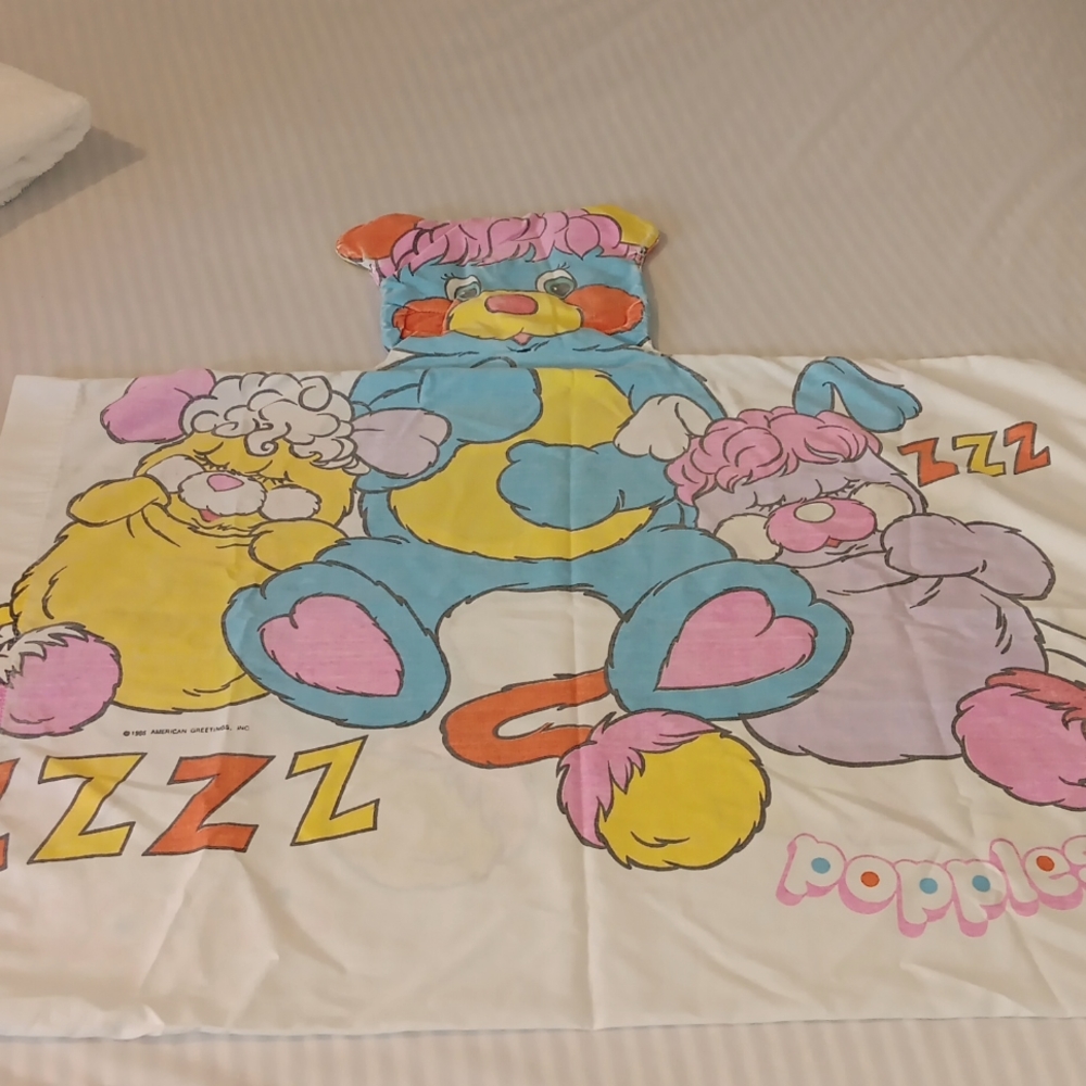 Popples Vintage Pillow Sheet